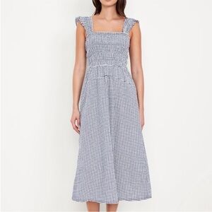 Old Navy Navy Gingham Dress